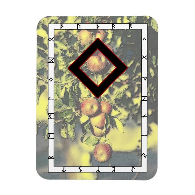 Ímã Ingwaz Rune Magnet - Herói! (Vertical)