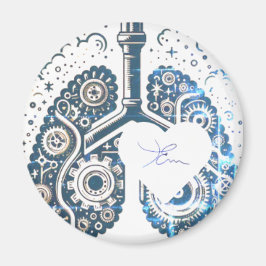 Imã Inhalo de coeur Aimant