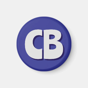 Imã Iniciais Mínimas de Monograma Moderno Profissional