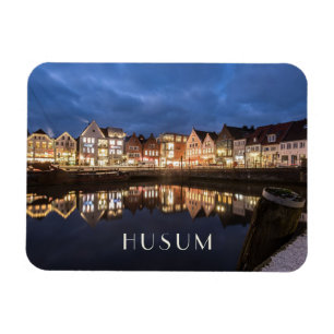Ímã Inland Port at Night, Husum, Alemanha