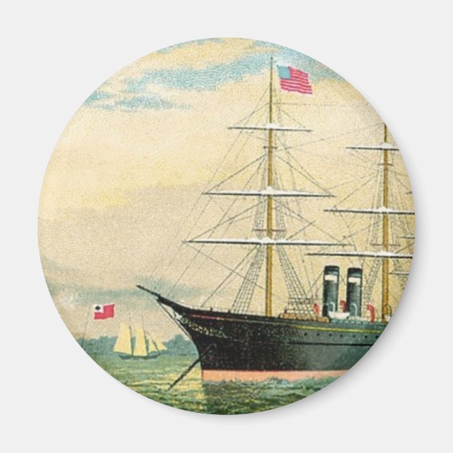 Imã Inman Steamship Company (Frente)