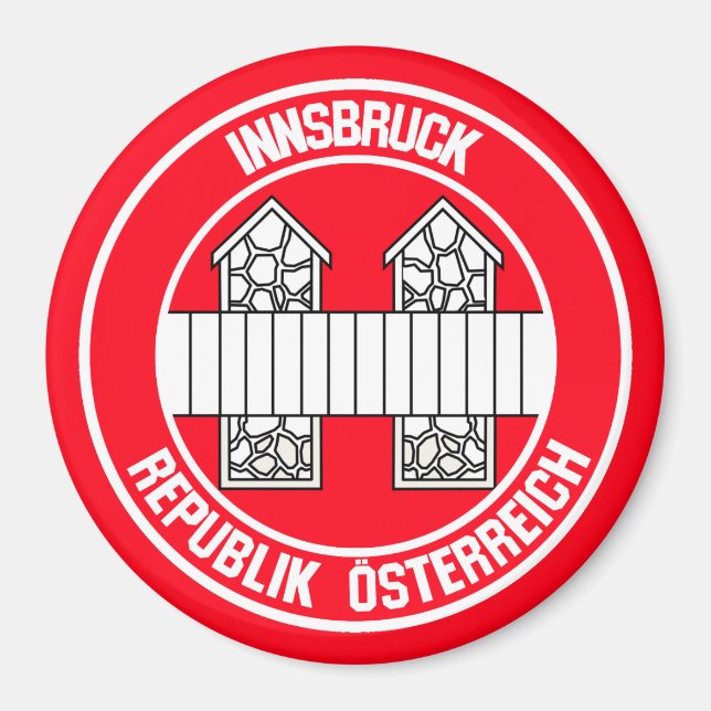 Imã Innsbruck Round Emblem (Frente)