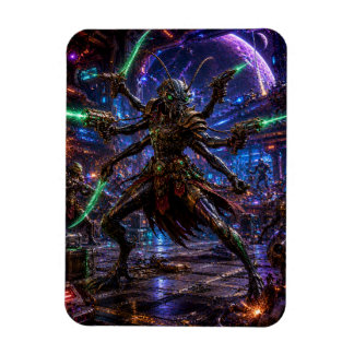 Ímã Insectoid Space Pirate — Six-Armed Combatant