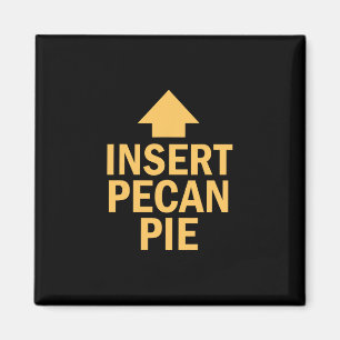 Imã Inserir Torta de Pecan Piada Dia de Ação de Graças