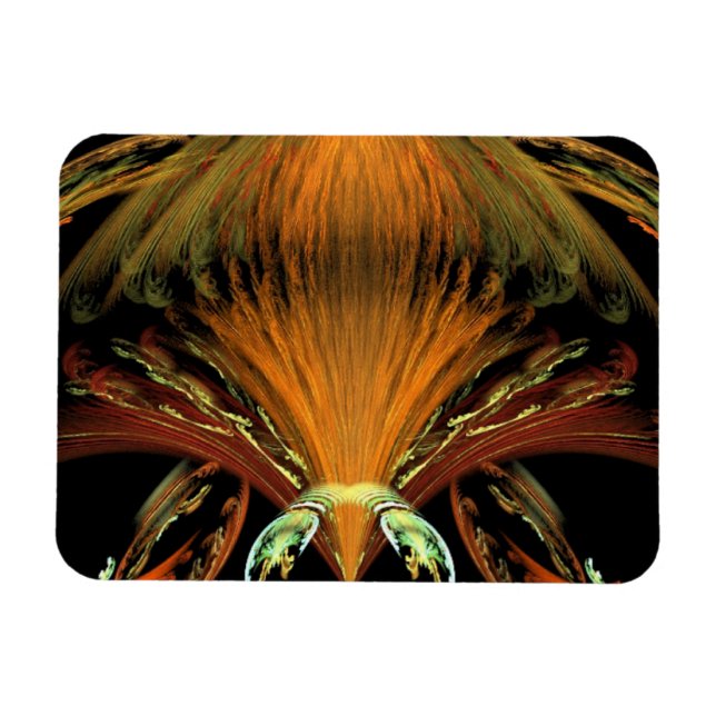 Ímã Inseto Laranja alienígena (Horizontal)