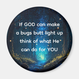 Imã Insetos Bumbum Acende Firefly inseto  Engraçado