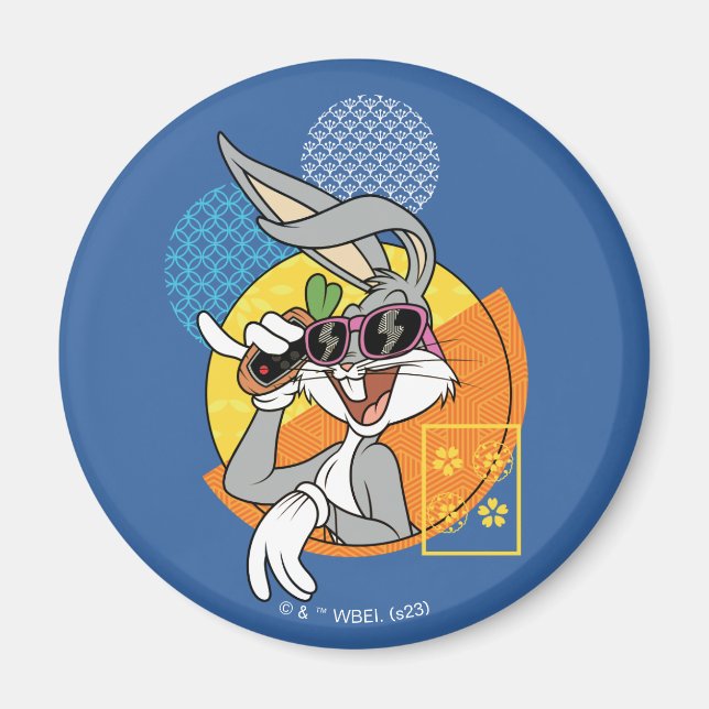 Imã INSETOS BUNNY™ Cingapura Gráfico de Férias (Frente)