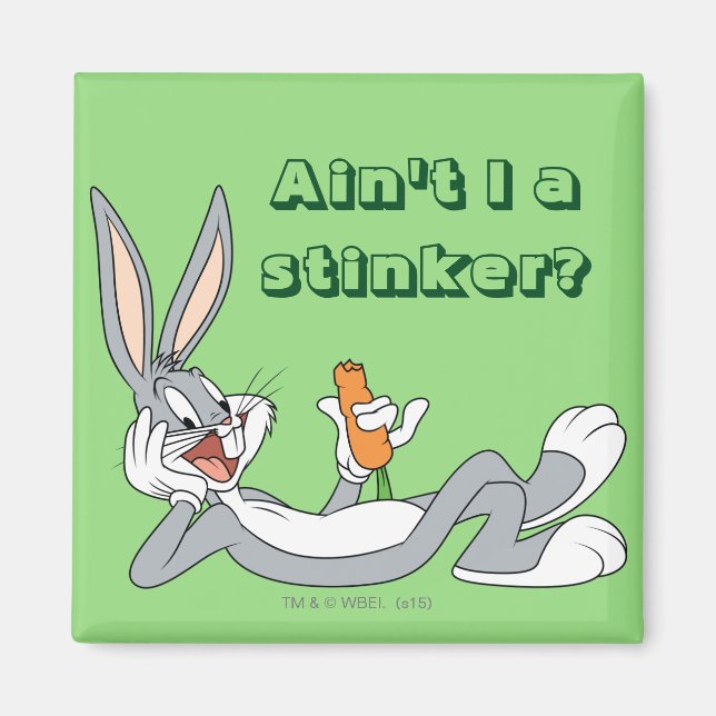 Imã INSETOS BUNNY™ Deitados Comendo Cenoura (Frente)