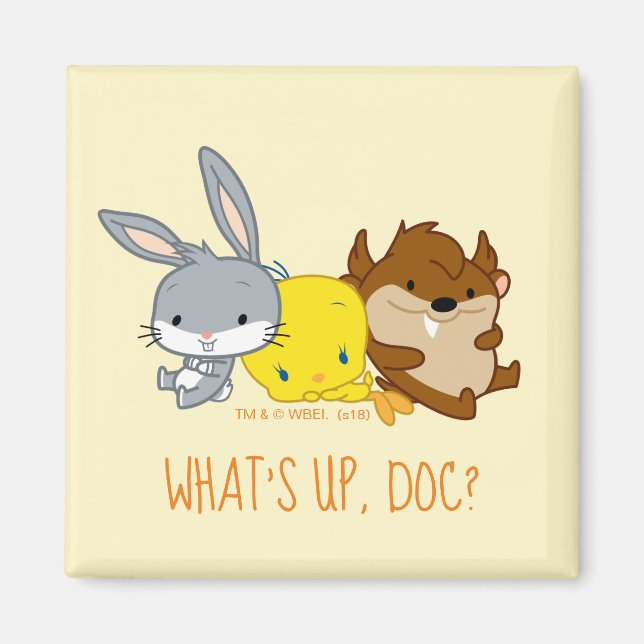 Imã INSETOS Chibi BUNNY™, TWEETY™ e TAZ™ (Frente)