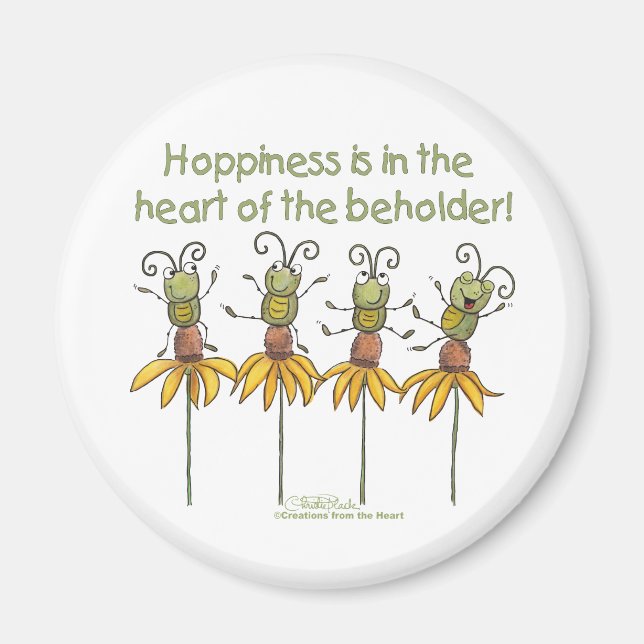 Imã Insetos nas flores (Frente)