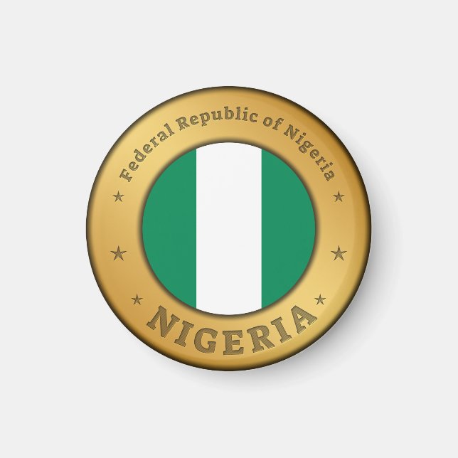 Imã Insígnia da Bandeira da Nigéria (Frente)