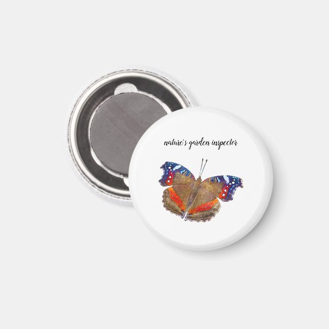 Imã Inspetor de jardins da natureza (Front/Back)