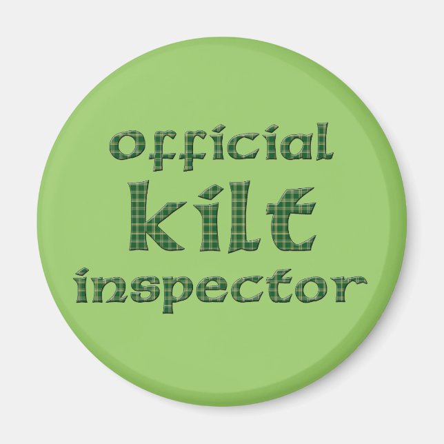 Imã Inspetor oficial do Kilt (Frente)