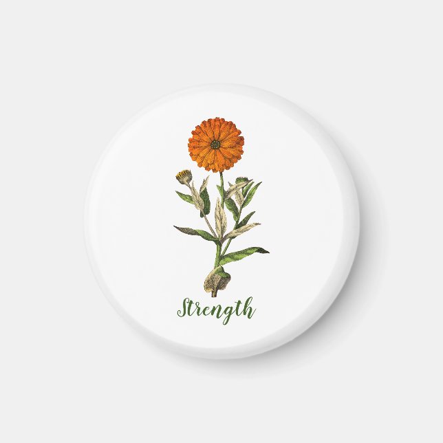 Imã Inspiração de força Marigold (Frente)