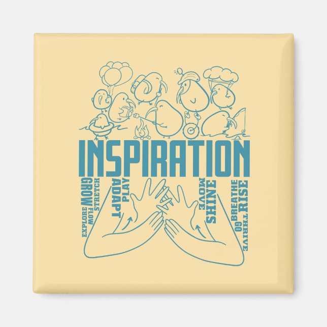 Imã Inspiração - Design ASL (Frente)