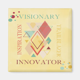 Imã Inspiração Inovadora de Trailblazer visionário