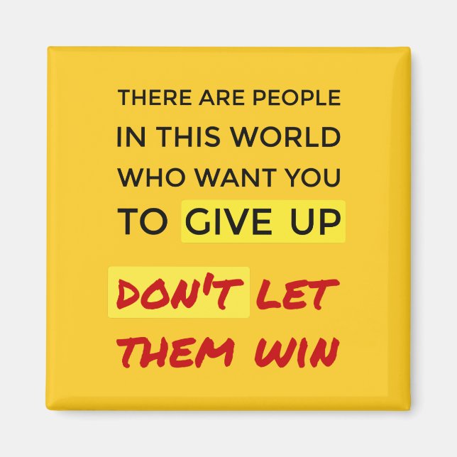 Imã Inspiração não desiste do laranja (Frente)