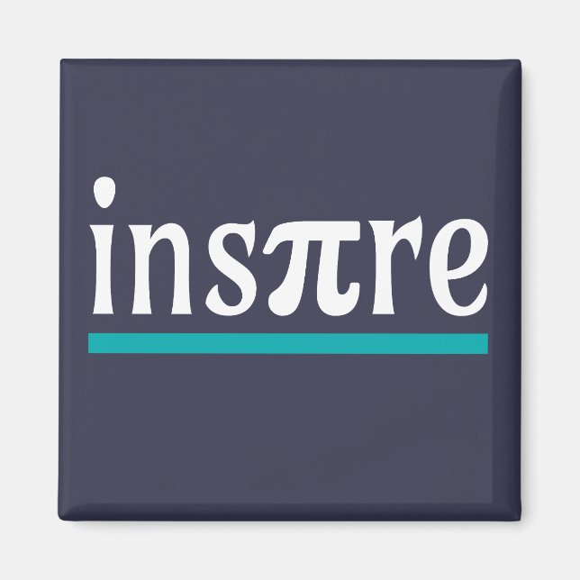 Imã Inspirar Math Pun Engraçado Inspiração (Frente)