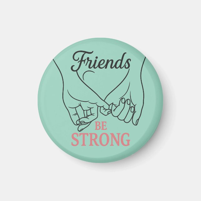 Imã  Inspirational Friendship Circle Magnet (Frente)