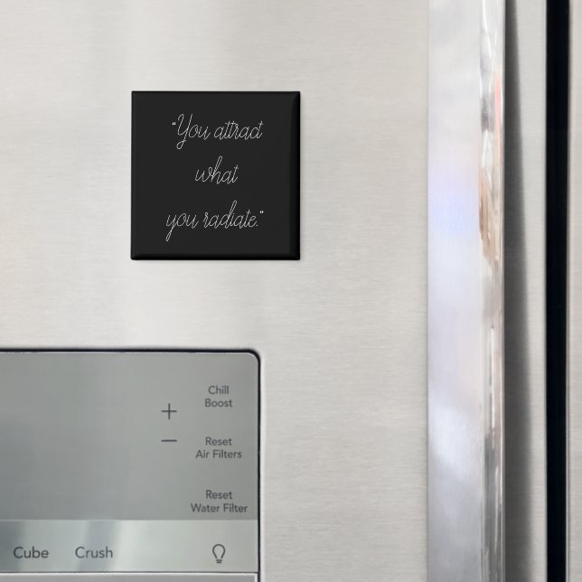 Imã Inspirational Motivational Custom Quotes Design (In Situ (Fridge))