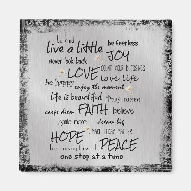 Imã Inspire e motive afirmações de citação (Frente)