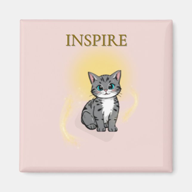 Imã Inspire Kitten Magnet (Frente)