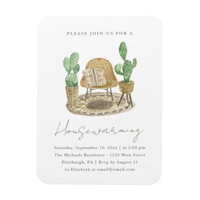 Ímã Instalações de cozinheira Nova Habitação (Vertical)