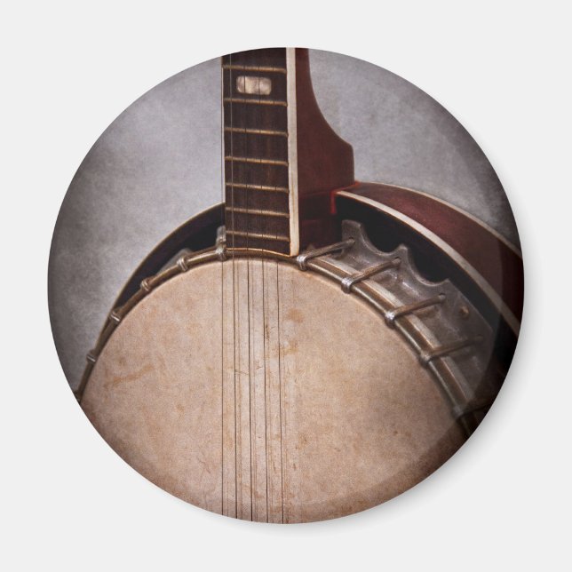 Imã Instrumento - Corda - Um banjo típico (Frente)