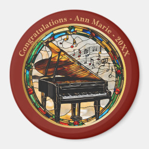 Imã Instrumento Musical de Piano Personalizado