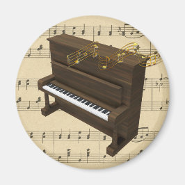Imã Instrumento Musical Piano e Magnetos Musicais
