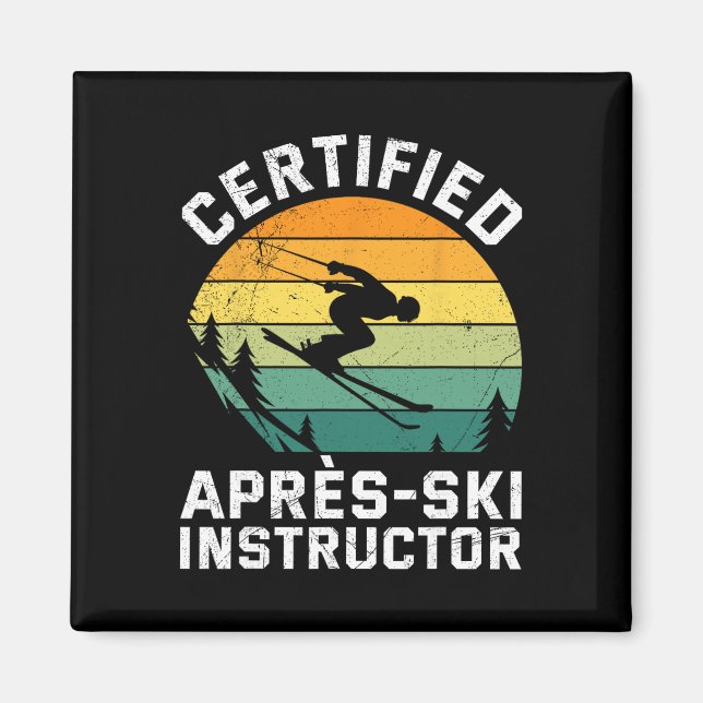Imã Instrutor de Apos-esqui Certificado de Esqui Diver (Frente)