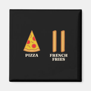 Imã Instrutor de Esqui Pizza Batata Frita Iniciante em