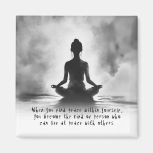 Imã Instrutor de Meditação de Yoga Pose do Lótus Pintu