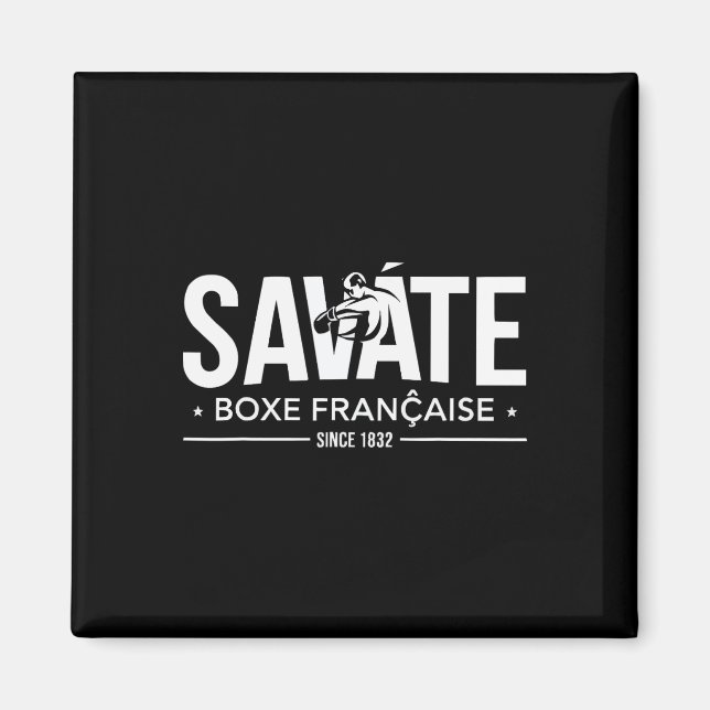 Imã Instrutor de Savate Artes Marciais Francesas Kickb (Frente)