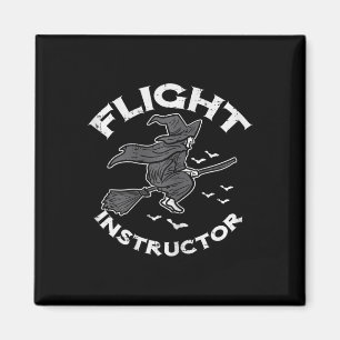 Imã Instrutor de voo do Halloween Witny Funny Costume 