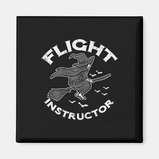 Imã Instrutor de voo do Halloween Witny Funny Costume  (Frente)