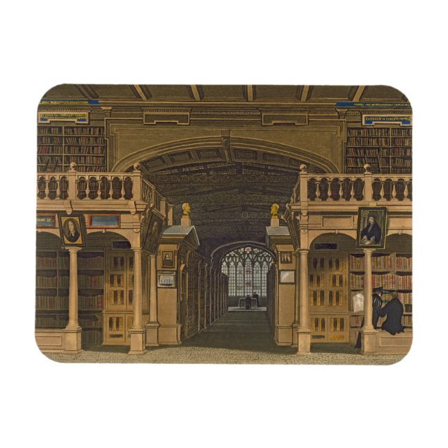 Ímã Interior da Biblioteca Bodleiana, ilustração de (Horizontal)