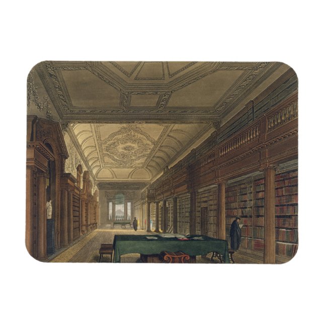 Ímã Interior da Biblioteca da Igreja Cristo, ilustra (Horizontal)