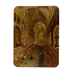 Ímã Interior da catedral de Canterbury, c.1675-1700