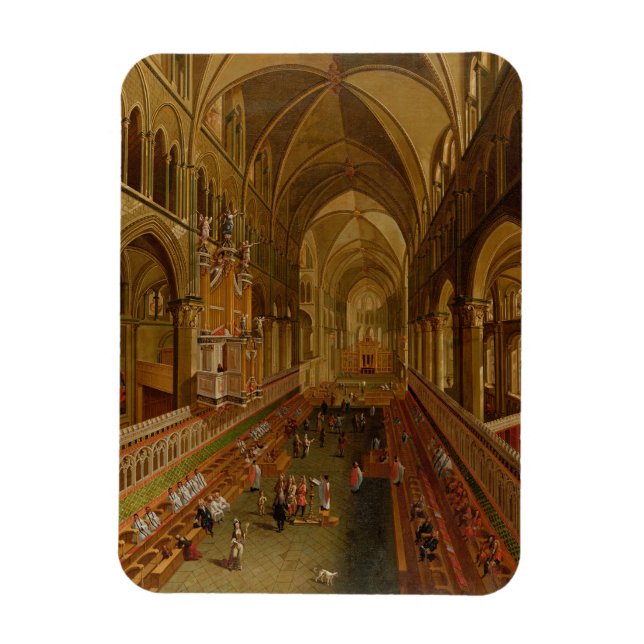 Ímã Interior da Catedral de Canterbury, c.1675-1700 (p (Vertical)
