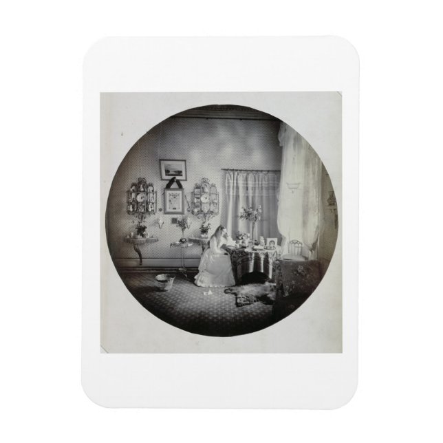 Ímã Interior da Muckross House, c.1865 (albumen impres (Vertical)