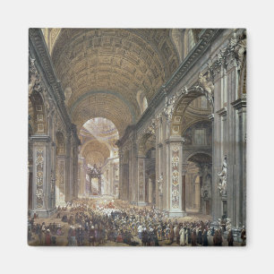 Imã Interior da Rua. Peter's, Roma, 1867