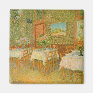 Imã Interior de um restaurante por Vincent van Gogh