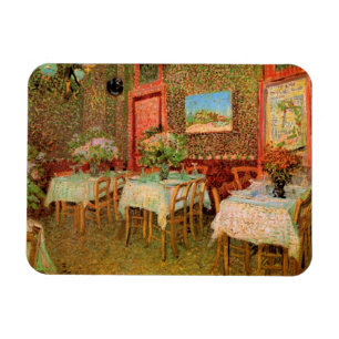 Ímã Interior de um Restaurante por Vincent van Gogh