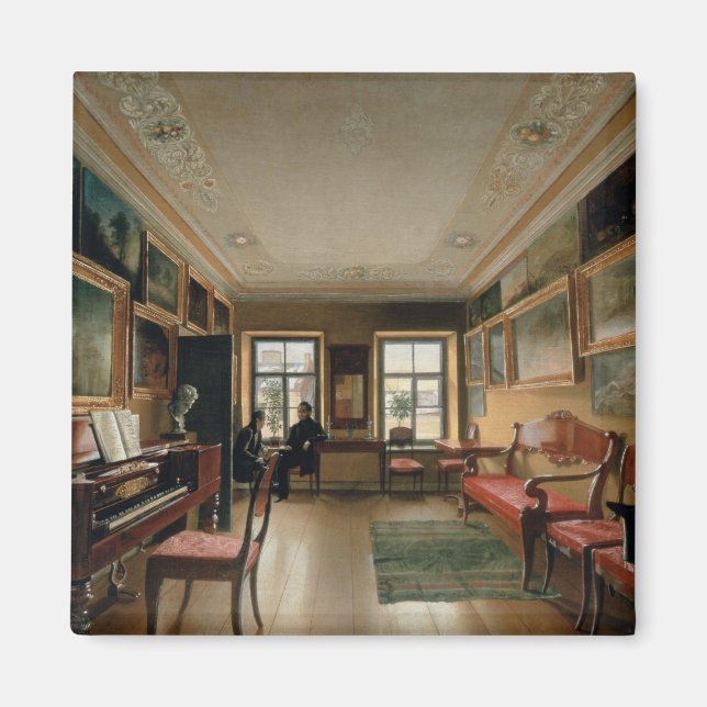 Imã Interior de uma Manor House, 1830 (Frente)