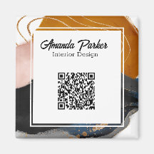 Interior Design Simple Modern Abstract QR Code Bus