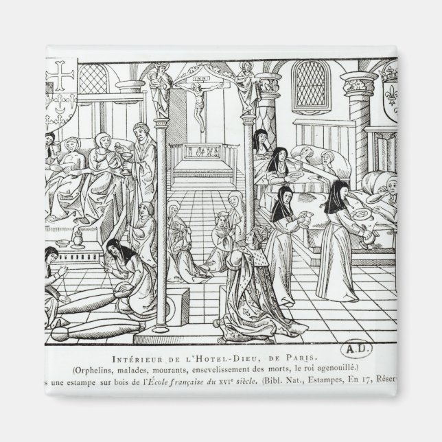 Imã Interior do hospital Hotel Dieu (Frente)