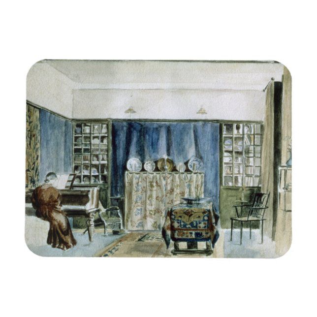 Ímã Interior do Kelmscott Manor (c/c no papel) (Horizontal)