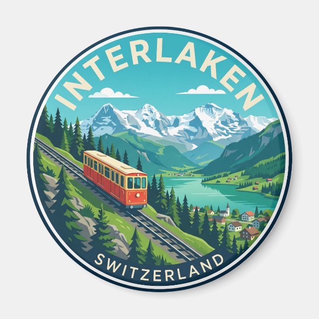 Imã Interlaken Suíça (Frente)