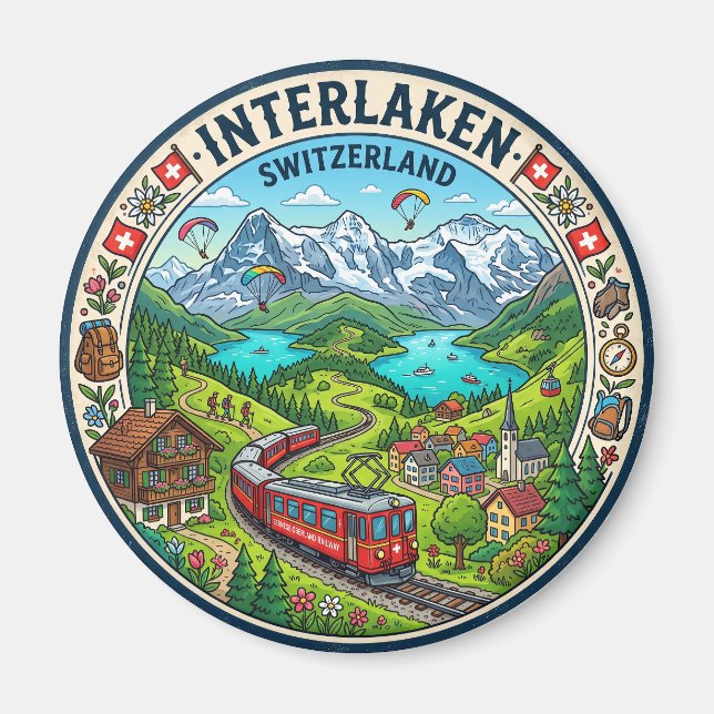 Imã Interlaken Suíça (Frente)